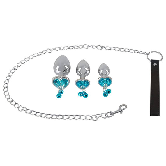 Butt Plug Set с каишка  Анални разширители Butt Plug Set с каишка  Анални разширители