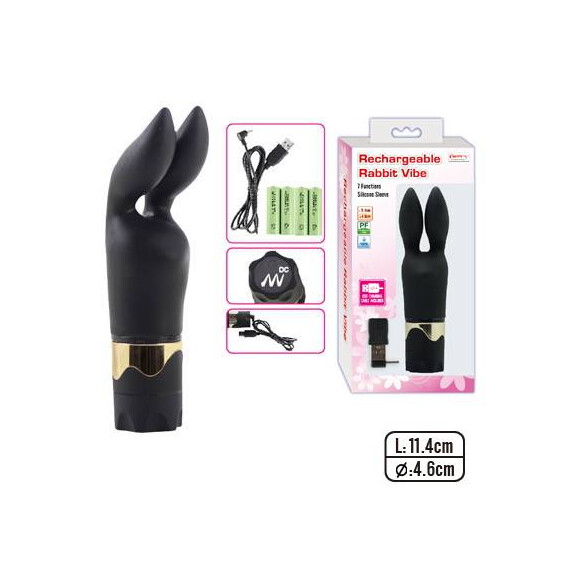 Вибратор Rechargeable Rabbit Vibe  Луксозни вибратори