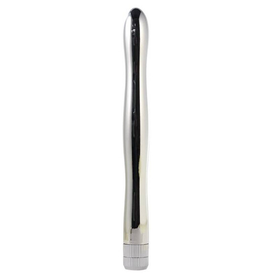 Вибратор Wavy Straight Silver L  Класически вибратори