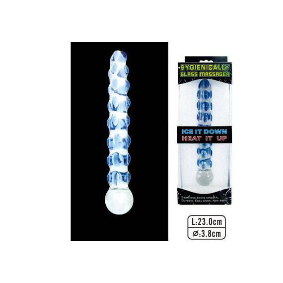 Вибратор Ice It Down Heat It Up  Стъклени дилда