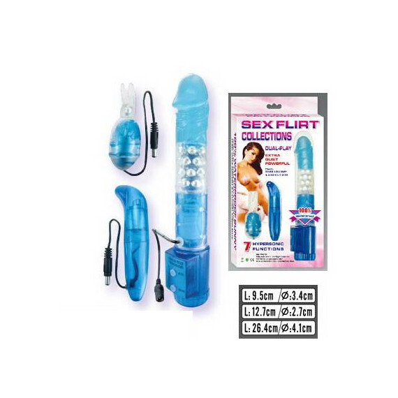 Вибратори Sex Flirt Collections + ПОДАРЪК анален лубрикант  Вибратори Комплекти Вибратори Sex Flirt Collections + ПОДАРЪК анален лубрикант  Вибратори Комплекти