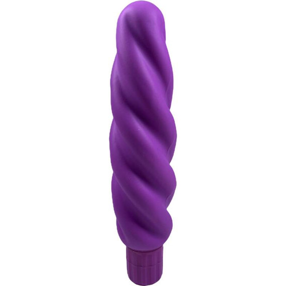 Спираловиден вибратор Flower Purple  G-Spot вибратори