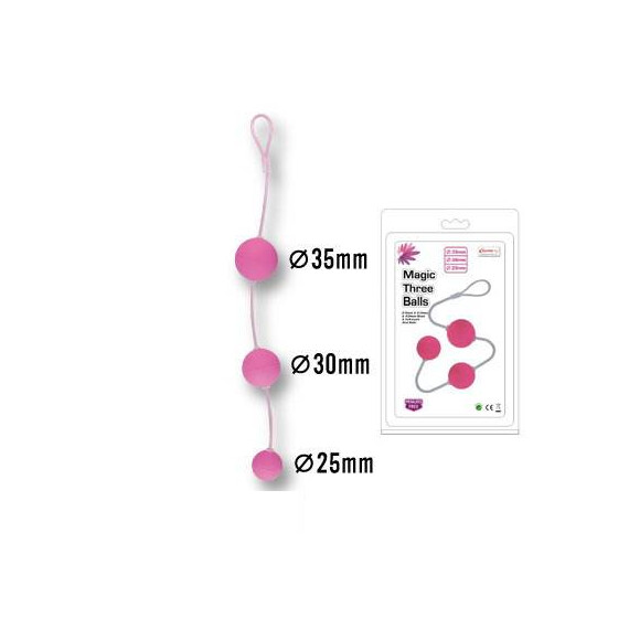 Вагинални топчета Lovely Balls 2,5см, 3см, 3,5см  Вагинални Топчета Вагинални топчета Lovely Balls 2,5см, 3см, 3,5см  Вагинални Топчета