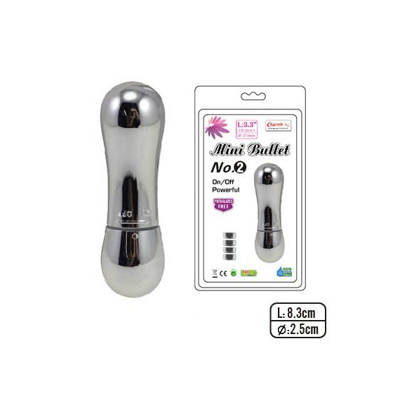 Мини вибратор Silver Miracle  Вибро-стимулатори