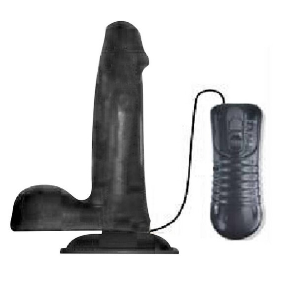 Вибриращо дилдо Black Lustful Boy  Вибриращи дилда