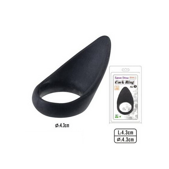 Пенис ринг Black Strong One Ring  Пенис Пристегачи