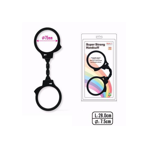 Силиконови белезници You Can't Escape ⌀7,5см  Белезници Силиконови белезници You Can't Escape ⌀7,5см  Белезници