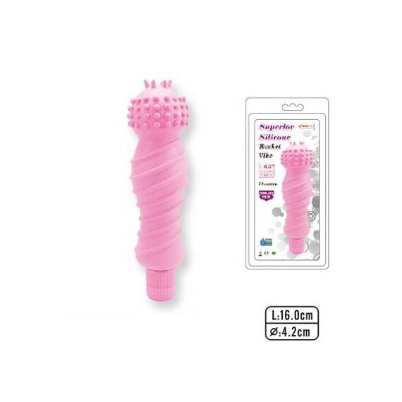 Вибро-стимулатор Textured Vibe Pink  Вибро-стимулатори