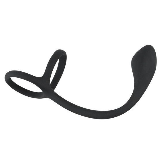 Пенис ринг с бът плъг Cock & ball ring with butt plug  Простатни масажори