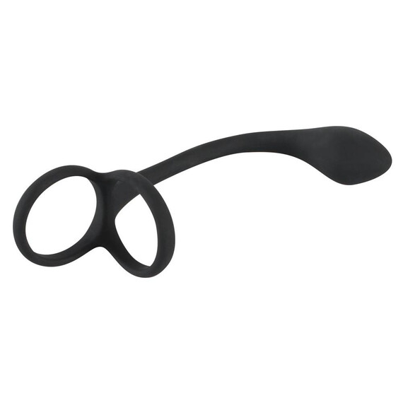 Пенис ринг с бът плъг Cock & ball ring with butt plug  Простатни масажори