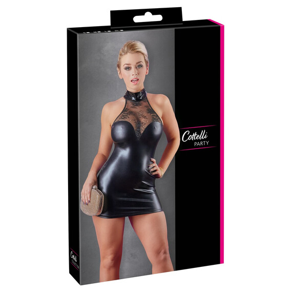 Dress with Lace L  Парти и мини рокли