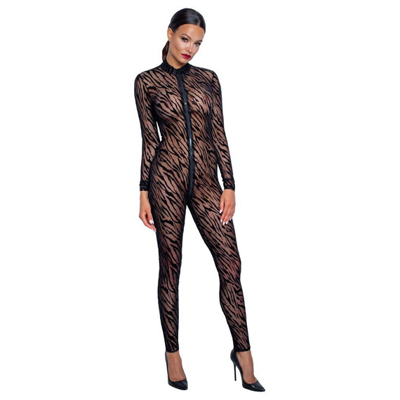 Jumpsuit Flock Print S  Секси бодита