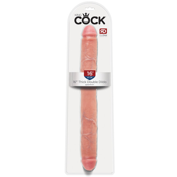 Двойно дилдо 16" Thick Double Dildo  Двойни дилда