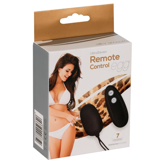 Вибро яйце Ultra Seven Egg Black  Вибриращи яйца Вибро яйце Ultra Seven Egg Black  Вибриращи яйца