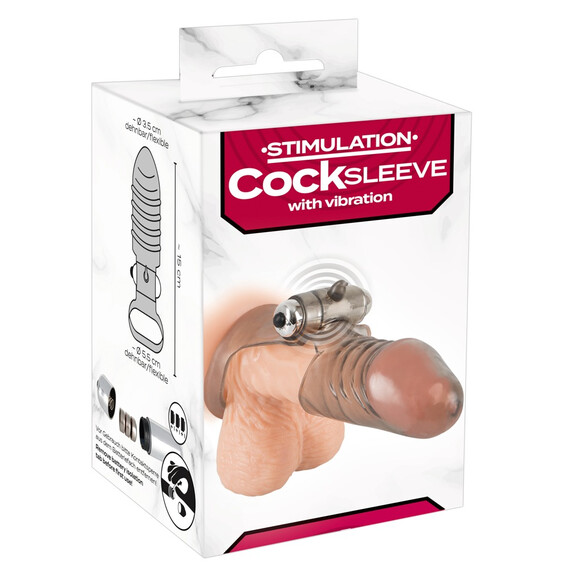 Пенис накрайник с вибрация Cock Sleeve with Vibration  Пенис Накрайници