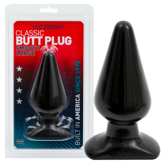 Класически бът плъг Classic Butt Plug Smooth Large  Анални разширители