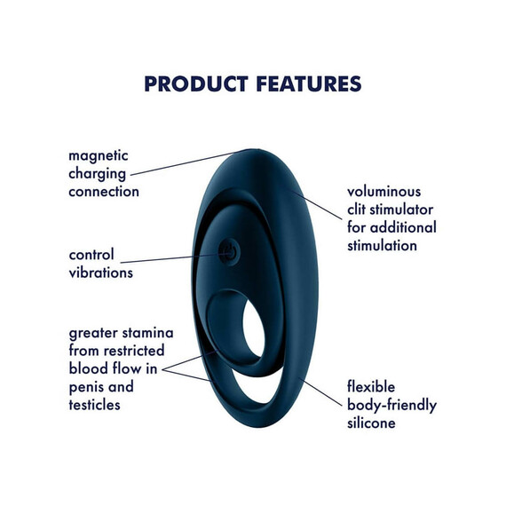 Вибриращ пенис пръстен Satisfyer Glorious Duo  Пенис Пристегачи