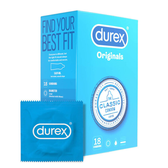Презервативи Durex Classic Condom 18pcs  Презервативи