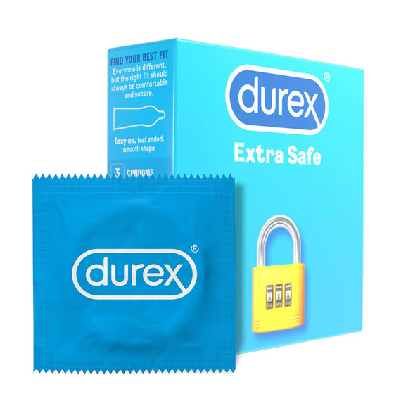 Презервативи Durex Extra Safe condoms (3pcs)  Презервативи