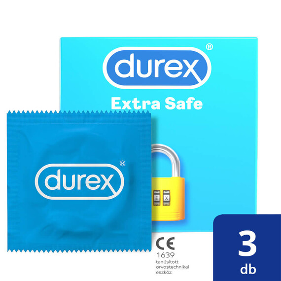 Презервативи Durex Extra Safe condoms (3pcs)  Презервативи Презервативи Durex Extra Safe condoms (3pcs)  Презервативи