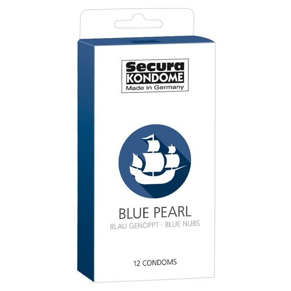 Презервативи Secura Blue Pearl 12бр  Презервативи