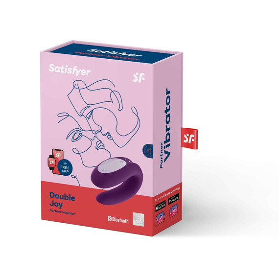 Вибратор Satisfyer Double Joy Purple  Hi-Tech вибратори