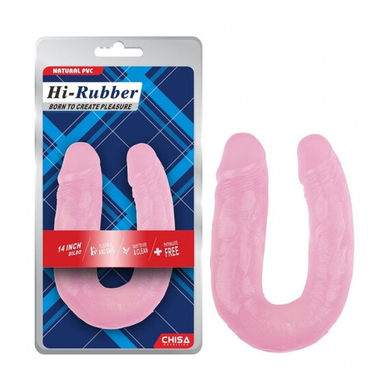 Розово двойно дилдо 14 Inch Dildo Pink  Двойни дилда