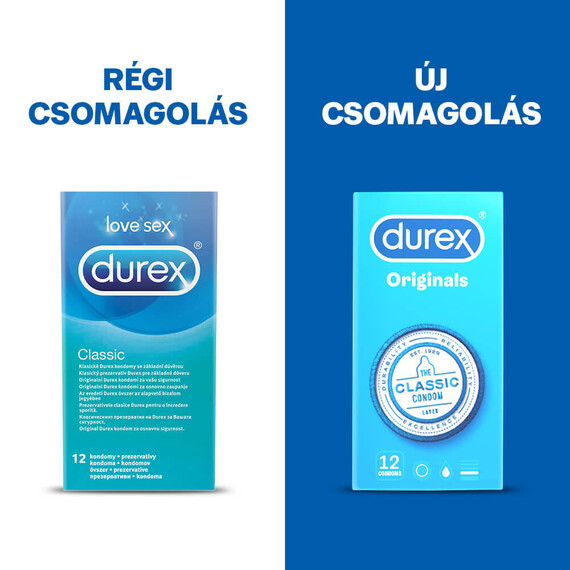 Презервативи Durex Classic Condoms (12pcs)  Презервативи