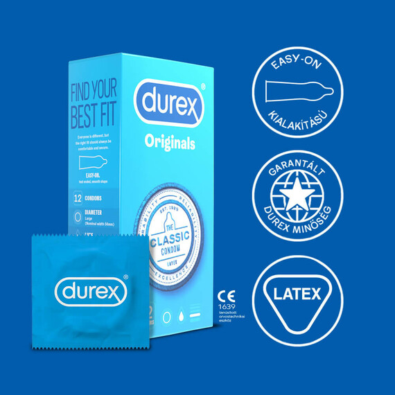 Презервативи Durex Classic Condoms (12pcs)  Презервативи