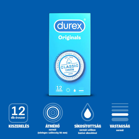 Презервативи Durex Classic Condoms (12pcs)  Презервативи