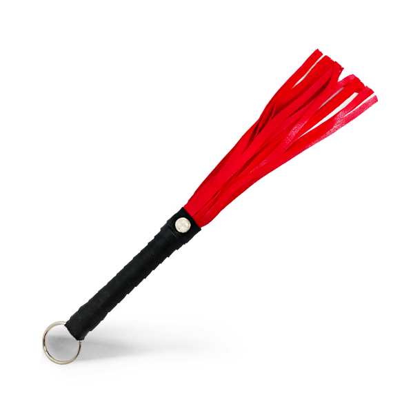 Кожен камшик Finger Whip Zado Red | Камшици и бичове | Sexshop.bg