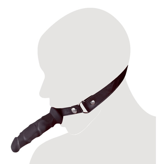 Маска с дилдо за уста Heavy Duty  Маски