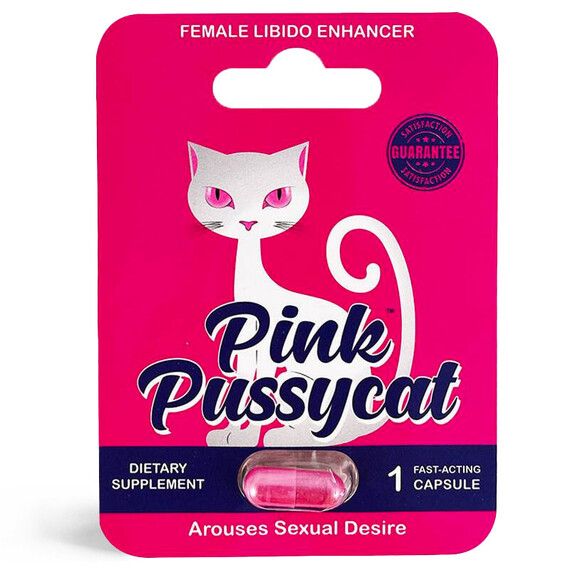 5x Възбуждащи капсули за жени Pink Pussycat - незабанен ефект  Възбуждащи 5x Възбуждащи капсули за жени Pink Pussycat - незабанен ефект  Възбуждащи