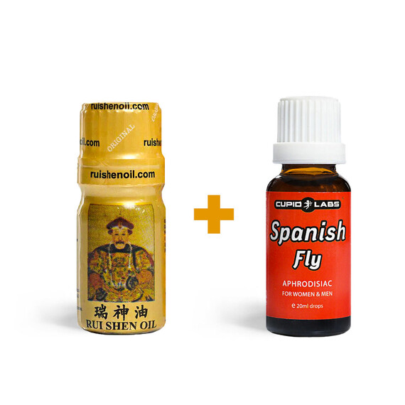 Испанска муха 20ml + Rui Shen Oil серум за забавяне на еякулацията  Възбуждащи Испанска муха 20ml + Rui Shen Oil серум за забавяне на еякулацията  Възбуждащи