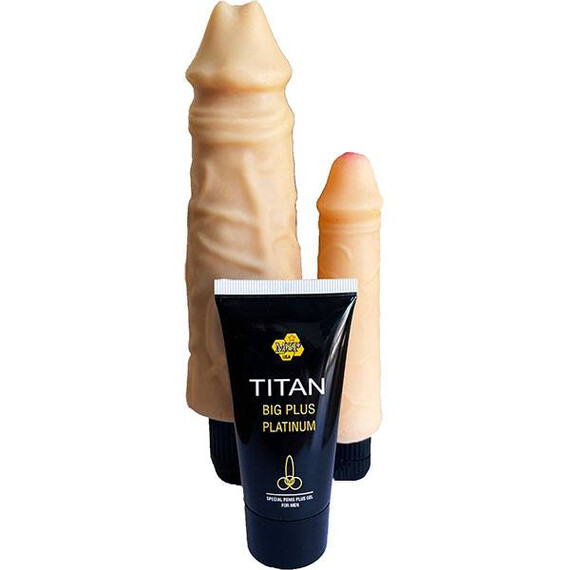 Titan gel за уголемяване на пениса Титан гел платинум + POTENCIALEX капсули секс стимулант  Пенис уголемяване
