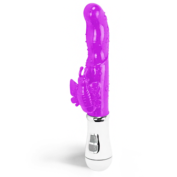 ПРОМО!!! Оребрен G-spot вибратор Amazing feeling in purple  G-Spot вибратори