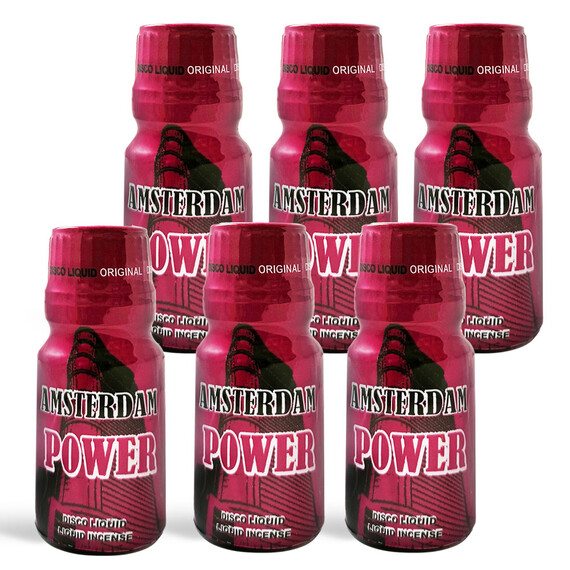 Комплект 6 попърса Amsterdam Power  Попърс, poppers