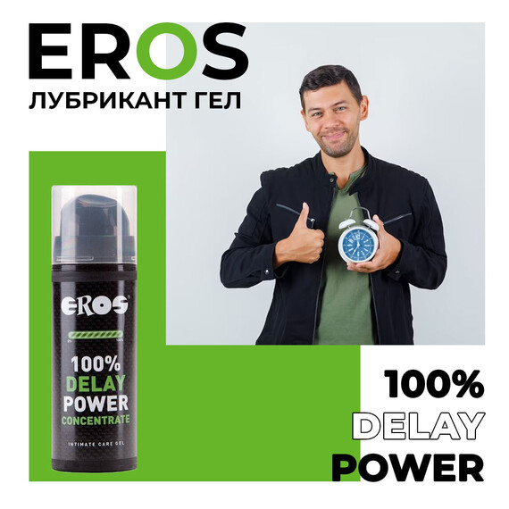 Лубрикант гел Delay 100% Power Concentrate  Задържащи