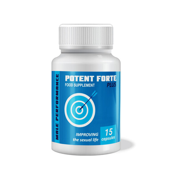 Капсули за потенция Potent Forte Plus - 15бр.  Ерекция