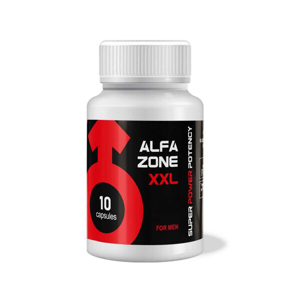 Alfa Zone XXL 10 капсули за ерекция  Ерекция