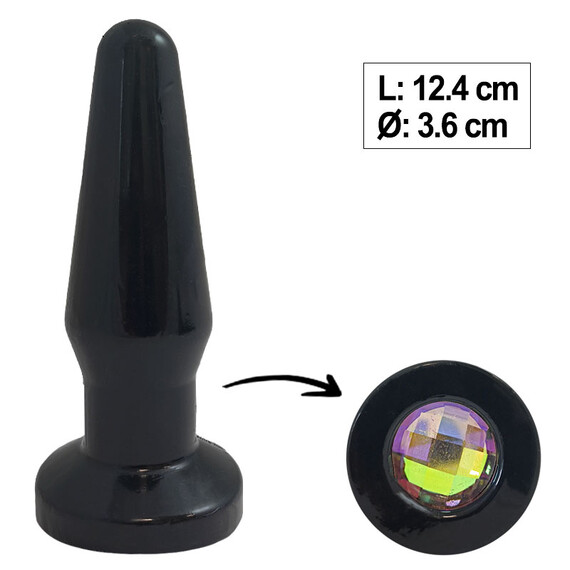 Анален разширител с Диамант Diamond Butt Plug M  Анални разширители
