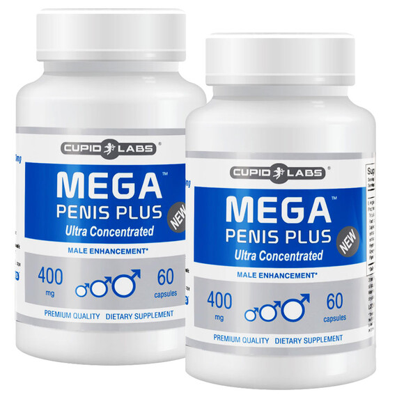 ПРОМОЦИЯ!!! 2бр Капсули за уголемяване на пениса Mega Penis Plus 120бр  Пенис уголемяване