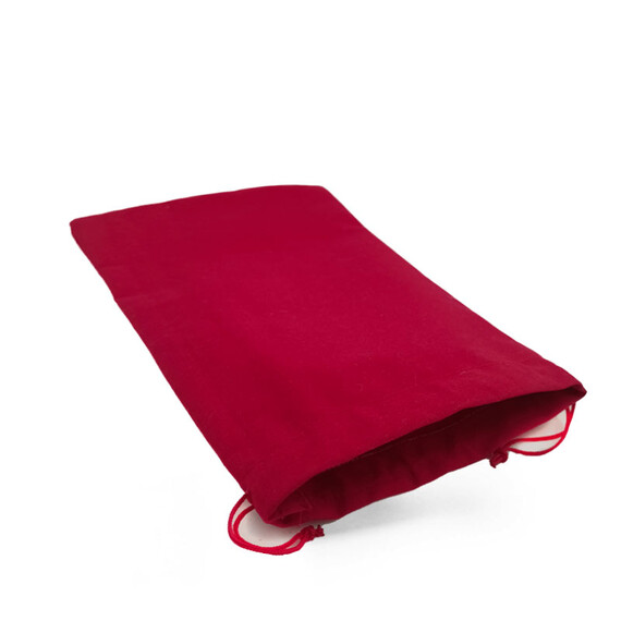 Плик за съхранение на играчки от тъмно червен плат 27x15cm  Аксесоари за жени