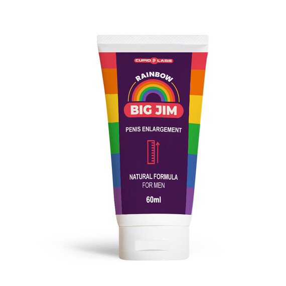 Гел за уголемяване на пениса Rainbow Big Jim - 60мл.  Еротично бельо за мъже