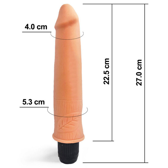 Promo!!! 27cm Вибратор от кибер кожа Soft King Kong + лубрикант Cupid Glide BIO VEGAN  Кибер Кожа вибратори