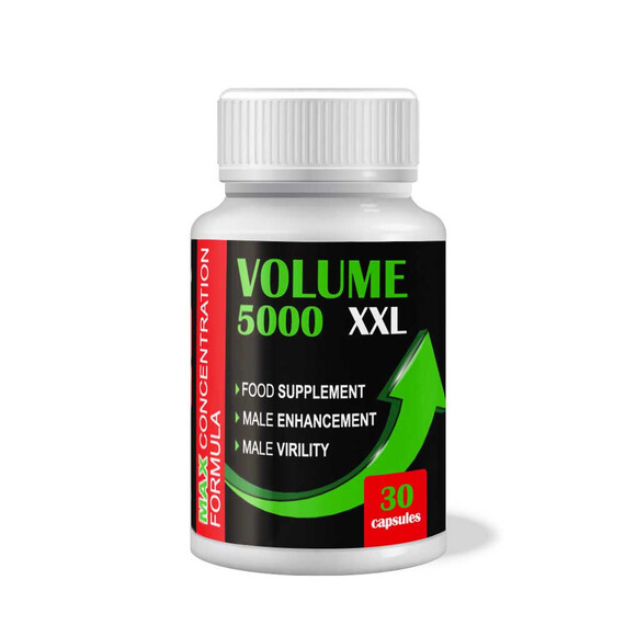 Капсули за по-силна ерекция Volume 5000 XXL - 30 капсули  Ерекция