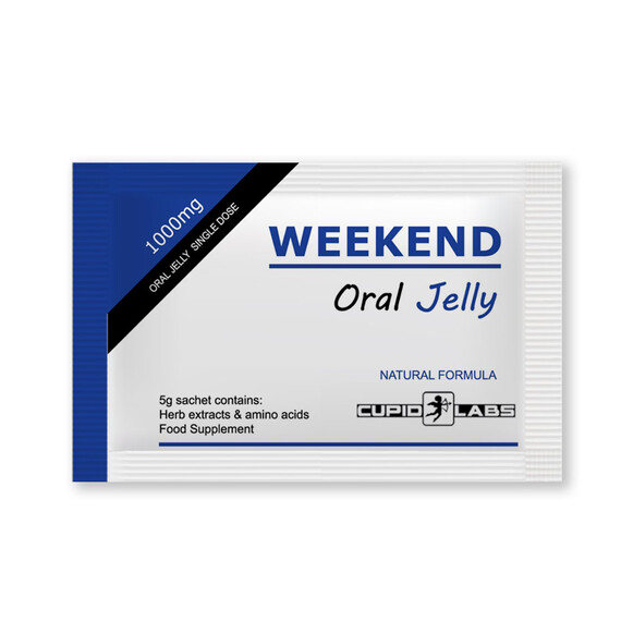 4бр. Ядящо се желе за ерекция WEEKEND Oral Jelly 5gr  Ерекция секс стимуланти 4бр. Ядящо се желе за ерекция WEEKEND Oral Jelly 5gr  Ерекция секс стимуланти