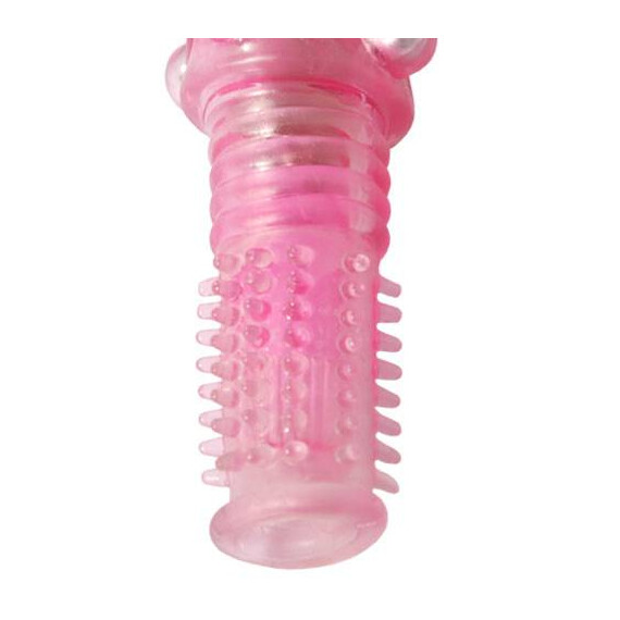 De Luxe Pink Луксозен Пенис Накрайник с Перлени Топчета  Пенис Накрайници De Luxe Pink Луксозен Пенис Накрайник с Перлени Топчета  Пенис Накрайници