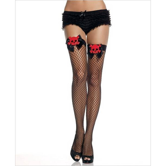 Чорапи с `черепи Leg Avenue  Чорапи и чорапогащници Leg Avenue