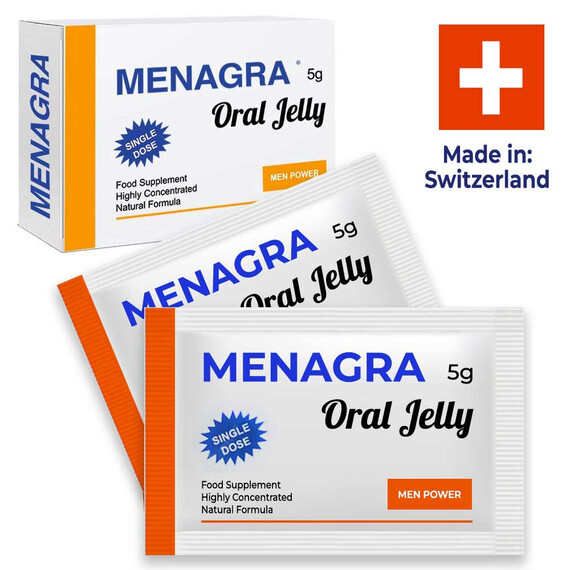 MENAGRA - Орален Секс Стимулант Желе 2бр.  Ерекция секс стимуланти